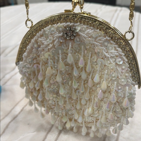 Vintage Iridescent Beaded Bag - Picture 5 of 11
